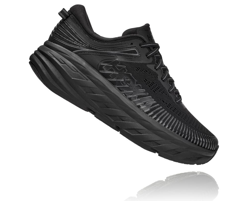 Hoka One One Bondi 7 Moški Čevlji Črna / Črna SI-123704W